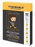 TitanShield 0.5mm Pop Protectors Sleeve Case Compatible with Funko - 4" Inch Pop! Vinyl Figures (20 pack)