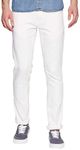 Ben Martin Men's Slim Fit Stretchable 34 Size White Cotton Denim Jeans Pant for Men, JJ3-20