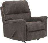 Signature Design by Ashley - Navi Rocker Recliner, Smoke