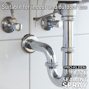 Pro-Kleen Instant Waterproof Sealant Spray, Transparent, 400ml – Leak Repair for Roofs, Pipes, Guttering