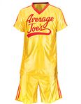 Dodgeball Average Joe's Adult Yellow Jersey Costume Set (Adult Large)