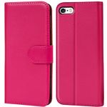 Verco Wallet Case for Apple iPhone 6S Book Cover with Magnetic Closure compatible with iPhone 6 Flip Case with Card Slots Faux Leather - Pink