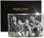 Unike Love Pure Luxury Paperweight Gift 3DLaser-etched K9 Crystal (Large, 1.57)