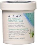 Almay Longwear & Waterproof Eye Makeup Remover Pads, 80 Ct (2 Pack)