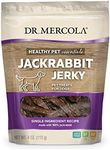 Dr. Mercola Jackrabbit Jerky for Dogs, 4 oz. (113g), Made with Wild Jackrabbit, Non GMO, Gluten Free, Soy Free
