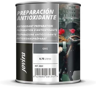 JOVIRA PINTURAS Apprêt Antirouille Métal Traitement de surface antirouille pour métal. Apprêt à usage général, protection totale. (Gris, 750 Millilitres)