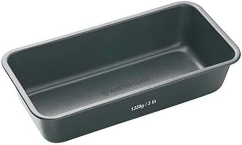 MasterClass Teglia per Pane da 3 Libbre Antiaderente, in Acciaio al Carbonio, 28 cm x 13 cm (11 Inch x 5 Inch) - Grigio