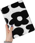 iPad 10th Generation Case Floral Pattern iPad 10 2022 10.9 inch Floral Case Flower Pattern Cute Pretty Slim Leather Folio Smart Cover with Pencil Holder Auto Sleep/Wake (Color B)