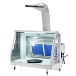 T TOTGUSH Airbrush Spray Booth with Water Curtain for Model Hobby Painting Stronger Wind and Adjustable