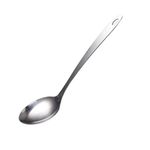 IMEEA Cooking Spoon Large Stainless Steel Spoon Kitchen Serving Spoon, 12.8inch/32.5cm