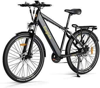 Eleglide T1 Vélo électrique de Montagne, Moteur 250W Batterie 36V 13Ah, Shimano 7 Vitesses, 27,5" VTT Adulte, E-Bike Urbain pour Homme Femme, Vélo de Ville Frien à Double Disque,VTC