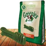Greenies Original Dog Dental Chew Petite Size 20 Count - Pack of 4