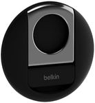 Belkin iPhone MagSafe Camera Mount for MacBook, Magnetic iPhone Continuity Camera Mount, Turn iPhone to Webcam, Compatible with MacBook Pro, Air, iPhone 15, 14, 13, 12 Series with Ring Grip - Black