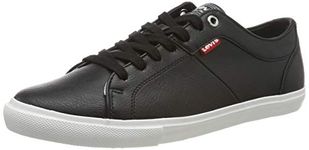 Levi's Men's 225826-794 Woods Trainers, Black (Noir Regular Black), 10 UK