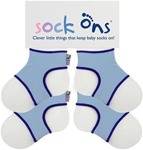 Sock Ons Smart Little Things That Hold Baby Socks! 12-18 Months (Blue), blue, 12-18 Months
