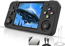 EWDGOES RG35XX H Handheld Game Console 3.5-in IPS Screen H700 3300mAh RG 35XX H Preinstalled Emulator System 64GB Black