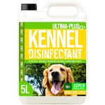 ULTIMA-PLUS XP Kennel Kleen - Concentrated Formula Kennel Cleaner, Disinfectant, Sanitiser & Deodoriser, For use in Kennels, Catteries, Hatches and More, Lemon Fragrance, 5L