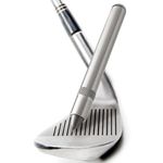 nU Groove Sharpener "Premium" - Golf Club Groove Sharpener, Re-Grooving Tool and Cleaner for Wedges & Irons - Made in USA