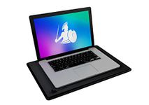 DefenderShield Laptop EMF Radiation & Heat Protection Shield - 5G Lap Pad Protector & Blocker - Cooling Lapdesk Compatible up to 17" Notebook Computer, Chromebook, MacBook (Black)