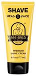 Bee Bald SHAVE Premium Shave Cream Goes On Light & Slick For A Shave That's Incredibly Smooth & Quick. Our Shave Cream Contains Healing Ingredients to Cool and Refresh Both Face And Head.