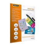 Fellowes A4 Laminating Pouches - Matt Finish - 25 Sheets - 160 Micron (2 x 80 Micron) High Quality Finish - Makes Content Easier to Read