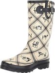 Western Chief Printed Tall Waterproof Rain Boot, Country Cows, 9