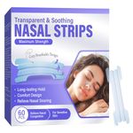 Nasal Strips for Snoring, Extra Strength Nasal Strips for Breathing, Works Instantly to Improve Sleep, Reduce Snoring and Relieve Nasal Congestion Due to Colds & Allergies for Men and Women (60 Strips)