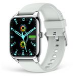 Smart Watch for Men Women, 1.78" AMOLED HD Screen Fitness Tracker with Heart Rate, Blood Pressure, Blood Oxygen, Sleep, IP68 Waterproof Smartwatch with Bluetooth Call for Android iPhone, Grey