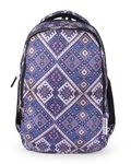 Amazon Basics Lightweight Backpack (Abstract Print) | Durable Polyester, Lightweight & Comfortable | Stylish Design with Organized Storage | Perfect for School, College & Travel