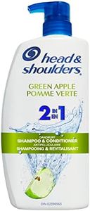 Head & Shoulders Green Apple 2-in-1 Shampoo + Conditioner, 835ML White,Green,Blue