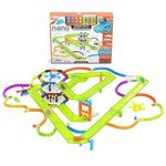 HEXBUG Flash Nano nanotopia - Colorful Sensory Playset for Kids - Build Your Own Playground - Over 130 Pieces and Batteries Included