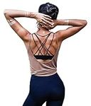 OYANUS Women's Backless Yoga Shirts