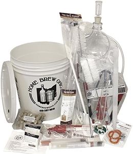 Ultimate Wine Making Equipment Starter Kit with 6 Gallon Glass Carboy