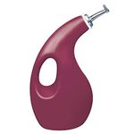 Rachael Ray 47869 EVOO Dispensing Bottle Stoneware, Ceramic, Burgundy