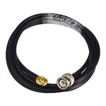 Boobrie 2M BNC Male to SMA Male Cable RG58 SMA to BNC Coax Pigtail 6.6ft Jumper RF SMA BNC Male Coaxial Cable 4G Antenna 50ohms Cable CB Radio for SMA Antenna Ham Radio Ham Handheld Icom Roof Antenna