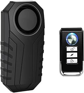 USUPERINK 1 Set Wireless Bike Alarm with Remote, Anti-Theft Bicycle Motorcycle Alarm Wireless Security Vibration Motion Sensor Alarm, IP55 Waterproof Super Loud 113dB Alarm