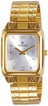 Titan Stainless Steel Karishma Analog Multi-Colour Dial Men's Watch-Nl1581Ym04/Np1581Ym04, Band Color:Gold