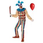 Morph Vintage Circus Clown Costume Kids, Clown Halloween Costumes For Boys, Child Clown Costume, Kid Clown Costume Boy, Clown Boys Costume X-Large