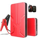 Zelbuck Car Jump Starter 30000mAh Power Bank Battery Booster Pack 12V Emergency Auto Box Portable Starting Device for Vehicles, SUV Up to 6-Liter Gasoline and 3-Liter Diesel Engines (Red) (‎‎BLY-JGL)