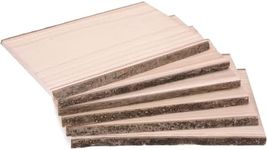Caydo 6 Pieces 13 Inch Rectangle Wood Planks with Live Edge Wood Slab for Woodburning Projects, Pyrography, Wedding, and Christmas Home Decoration