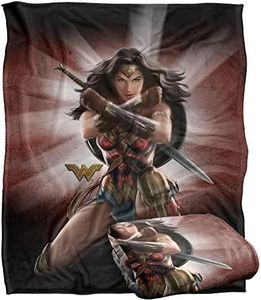 Wonder Woman Protector of Humanity Silky Touch - Coperta super morbida, 127 x 152 cm