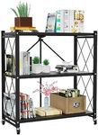 Lifetime Home 3-Tier and 4-Tier Foldable Shelf