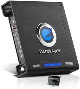 Planet Audio AC1000.2 Anarchy Series 2 Channel Class A/B Car Amplifier - 1000 High Output, 2-4 Ohm, High/Low Level Inputs, High/Low Pass Filter, Full Range, Bridgeable, Hook Up to Subwoofer for Bass