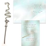 Smiling Wisdom Lord Voldemort Magic Wand - Harry Potter Themed Empowering Greeting Card From a Parent, Teacher, Mentor, Coach, Friend. Grad, Anytime Gift 4.5 Antique Boy, Man, Girl, Woman