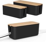 Set of Two Cable Management Box by 