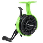 Sougayilang Ice Fishing Reel, 6+1 Ball Bearings Freespool Drop System Inline Ice Fishing Reel, 2.8:1 Gear Ratio Ice Reel Ice Gear-Right Handed