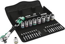 Wera 05004049001 8100 SB 9 Zyklop Imperial Speed Ratchet Set, 3/8-Inch Drive