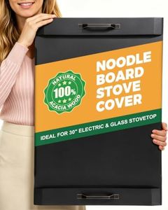 Gaialoop Noodle Board Stove Cover for Glass Electric Stovetop with Handles