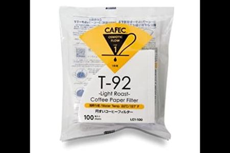 CAFEC Coffee Paper Filter by Roast Type - The World's 1st (Light Roast (1 Cup))