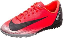 Nike Youth Soccer Jr Mercurial Vapor 12 Academy CR7 Turf Shoes (4 M US)